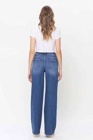 90'S Vintage Super High Rise Loose Fit Jeans