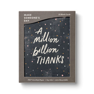Boxed Cards- Million Thanks 10CT