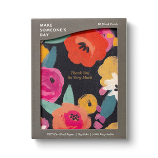 Boxed Cards- Bright Blooms 10CT