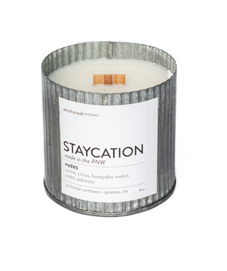 Staycation Wood Wick Candle