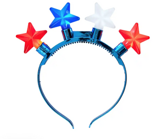 Blue Light Up Star Headband