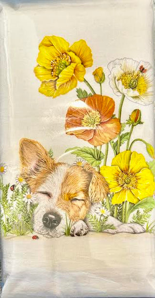 Garden Dog Towels