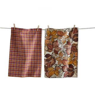 Gathering Leaves Dishtowel Set Of 2