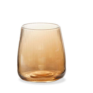 Stemless Wine Glass Amber