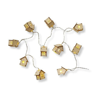 Wood LED String Lights