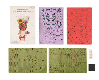 3D Wooden Flower Puzzle