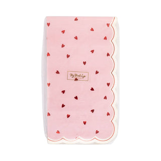 Scattered Hearts Dinner Napkin