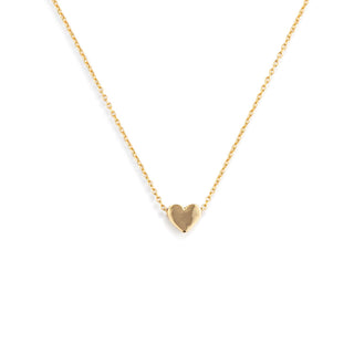 Just Because Floral Card + Gold Heart Necklace