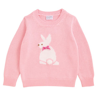 Crew Neck Girl Bunny Sweater