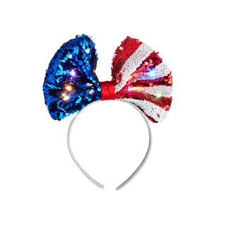 Big Bow Patriotic Headband