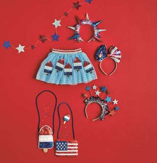 Big Bow Patriotic Headband