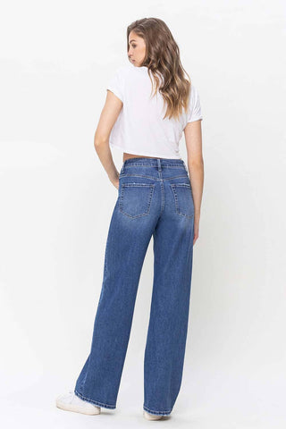 90'S Vintage Super High Rise Loose Fit Jeans