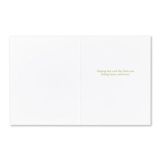 True Progress Is Slow But Sure Get Well Card
