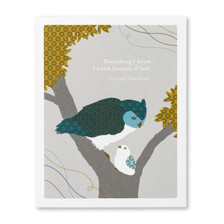 Everything I Know Father's Day Card