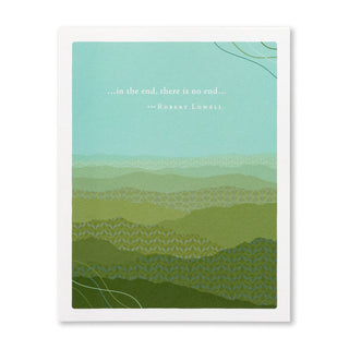 There Is A Sacredness Sympathy Card