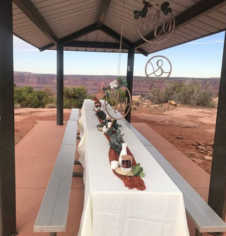 70"Lighted Artificial Grey green Eucalyptus Garland seeded