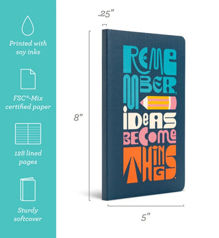 Remember, Ideas Become Things - Write Now Journal