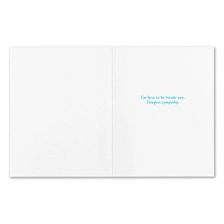 Grief Is A Long Valley Sympathy Card