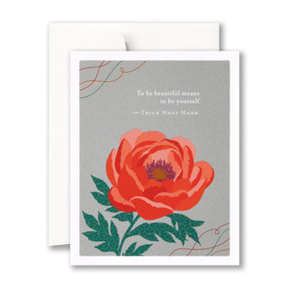 To Be Beautiful Friendship Card
