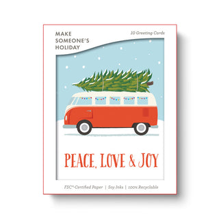 Festive Tree Bus Cards Boxed Set