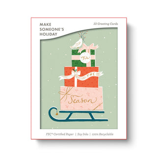 Gifting Sleigh Cards Boxed Set