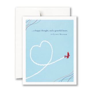 A Happy Thought Thank You Card