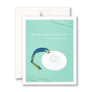 Tender Memories Pet Sympathy Card