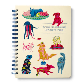 Expect the Best Things to Happen Spiral Notebook