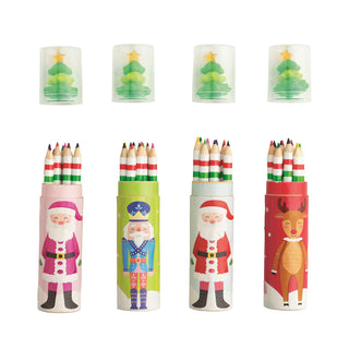 Christmas Colored Pencils & Eraser