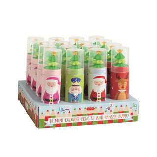 Christmas Colored Pencils & Eraser