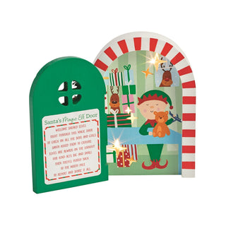 Elf Door With Lights