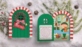 Elf Door With Lights