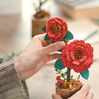 3D Wooden Flower Puzzle