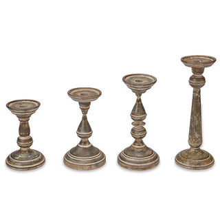Tin Candlestick Holder