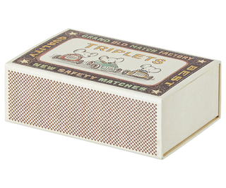 Maileg Triplets, Baby Mice in Matchbox
