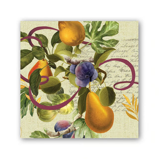 Fig & Pear Cocktail Napkin