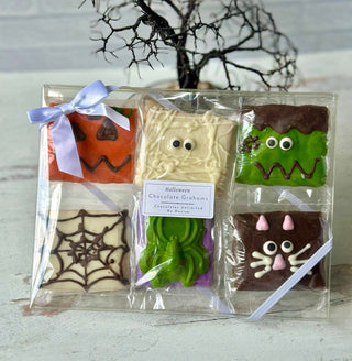Halloween Spooky Chocolate Covered Graham Cracker Set