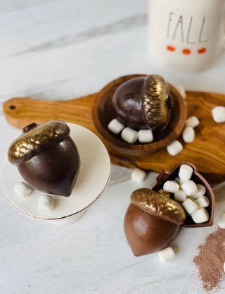 Halloween and Fall Hot Chocolate Bomb Acorn, Hot Cocoa