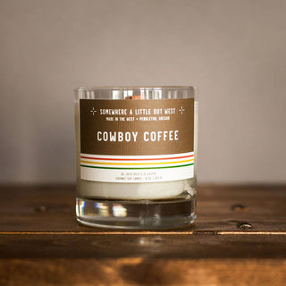 Cowboy Coffee 8 oz Candle "Vanilla Bourbon"
