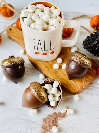 Halloween and Fall Hot Chocolate Bomb Acorn, Hot Cocoa