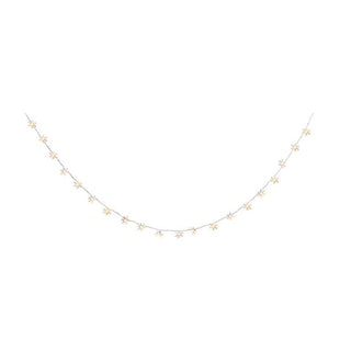 Lit Snowflake Garland