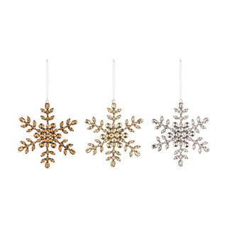 Glitter Snowflake Ornament