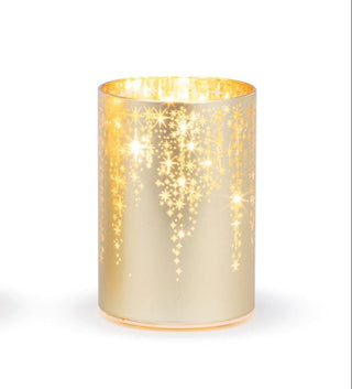 Gold Star LED Candle Holder