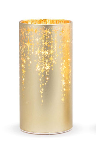 Gold Star LED Candle Holder