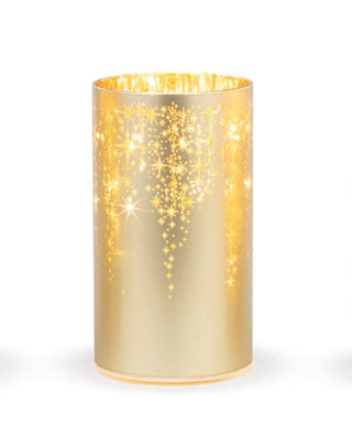 Gold Star LED Candle Holder