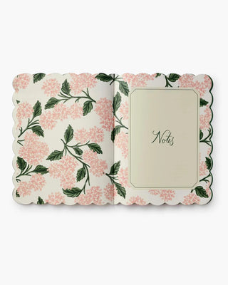 2027 Pink Hydrangea 12-Month Academic Appointment Notebook