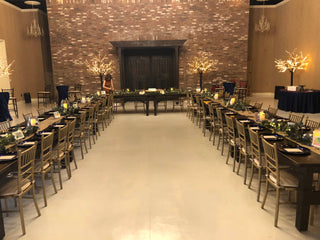 70"Lighted Artificial Grey green Eucalyptus Garland seeded