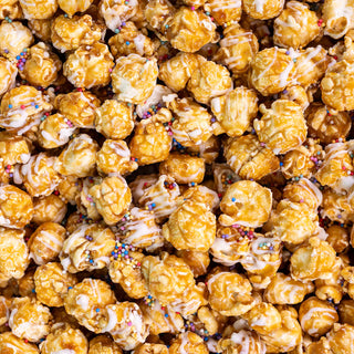 Frosted Sugar Cookie Popcorn