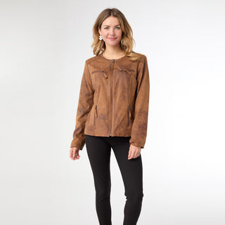 Elway Faux Leather Jacket