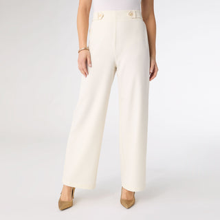 Alisah High Waist Dress Pant - Ivory
